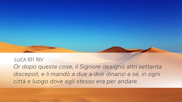 Luca 10:1 RIV Bible Verse Image