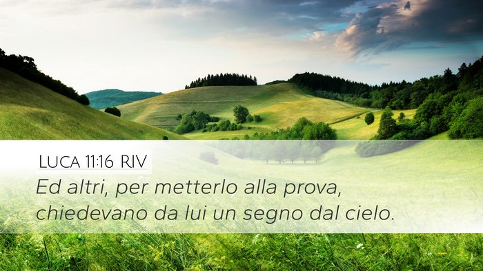 Luca 11:16 RIV Bible Verse Image