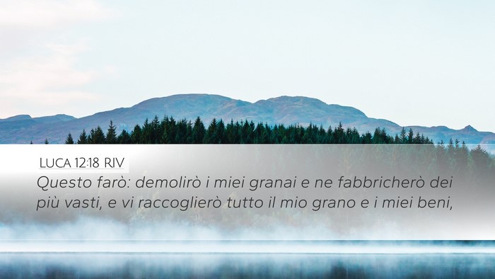 Luca 12:18 RIV Bible Verse Image