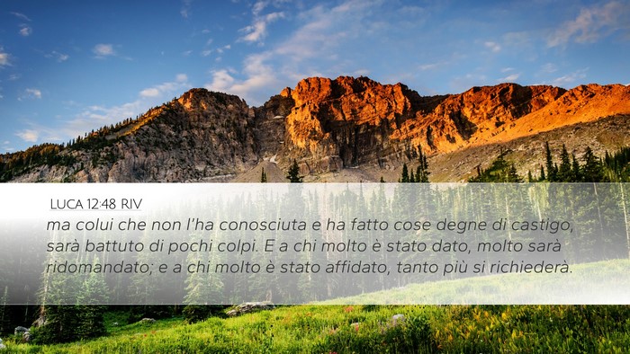 Luca 12:48 RIV Bible Verse Image