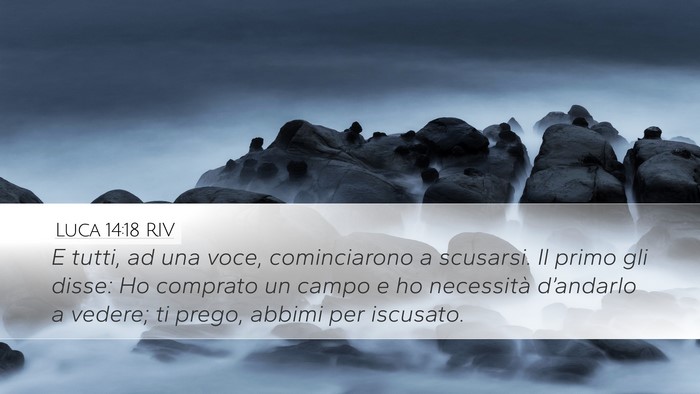 Luca 14:18 RIV Bible Verse Image