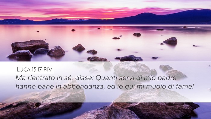 Luca 15:17 RIV Bible Verse Image