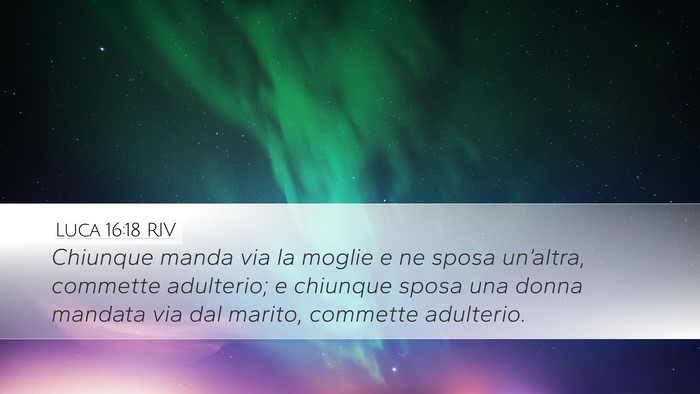 Luca 16:18 RIV Bible Verse Image