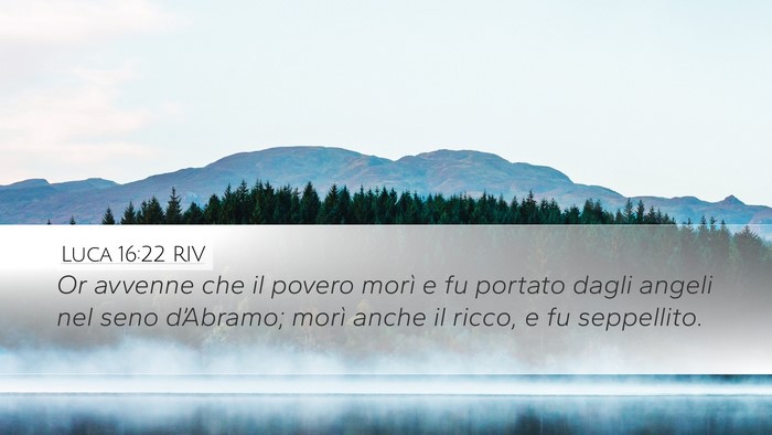 Luca 16:22 RIV Bible Verse Image