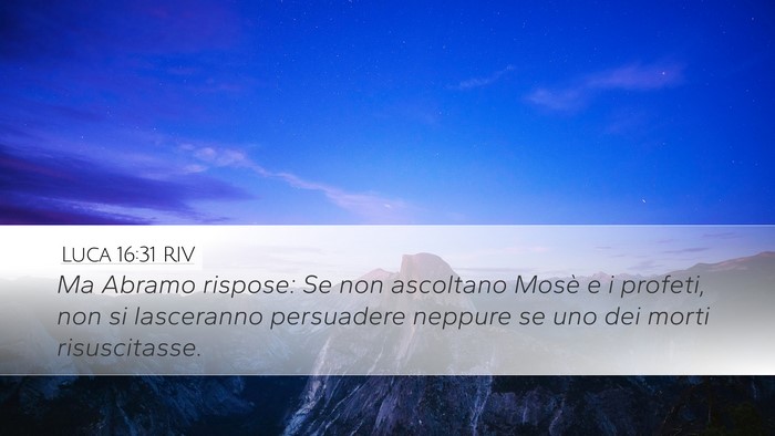 Luca 16:31 RIV Bible Verse Image