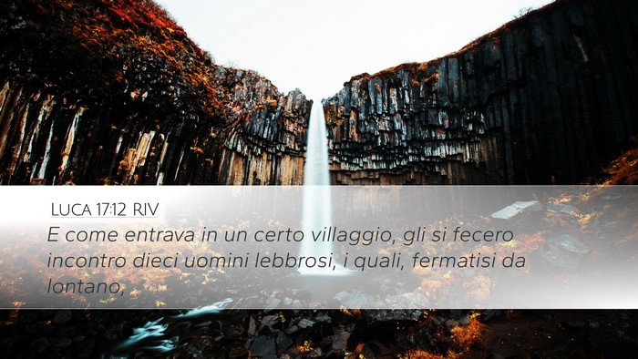 Luca 17:12 RIV Bible Verse Image