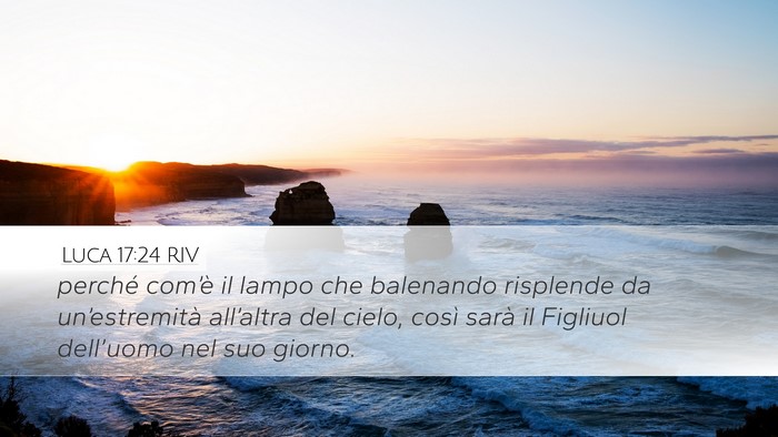 Luca 17:24 RIV Bible Verse Image
