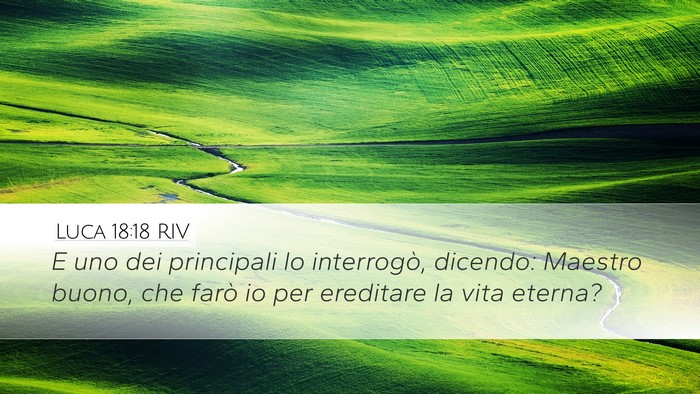 Luca 18:18 RIV Bible Verse Image