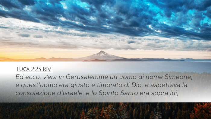 Luca 2:25 RIV Bible Verse Image