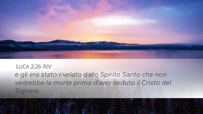 Luca 2:26 RIV Bible Verse Image