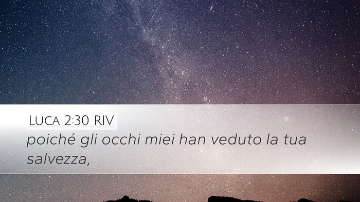 Luca 2:30 RIV Bible Verse Image