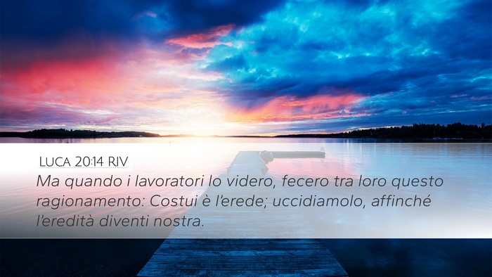 Luca 20:14 RIV Bible Verse Image
