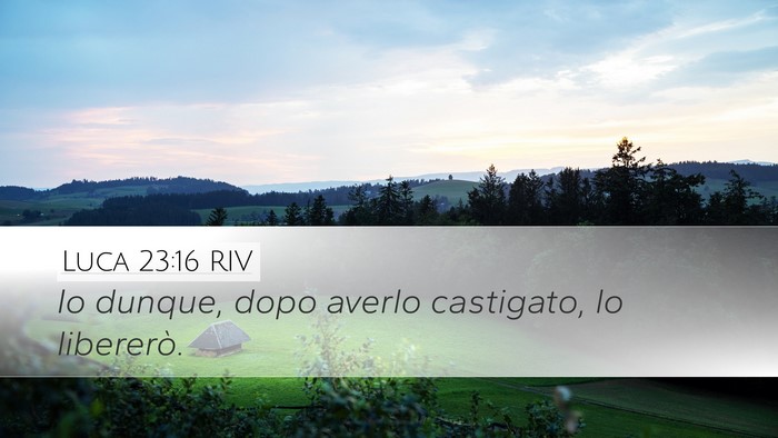 Luca 23:16 RIV Bible Verse Image
