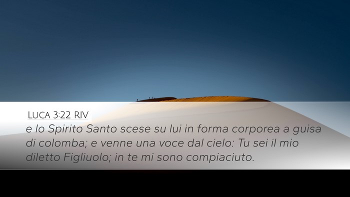 Luca 3:22 RIV Bible Verse Image