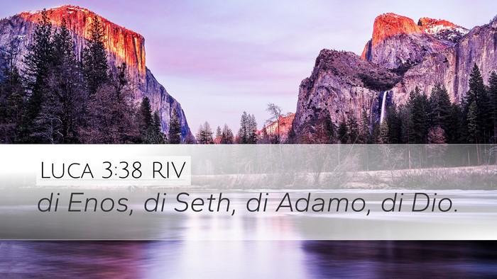 Luca 3:38 RIV Bible Verse Image