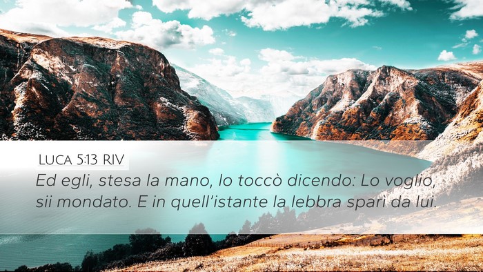Luca 5:13 RIV Bible Verse Image