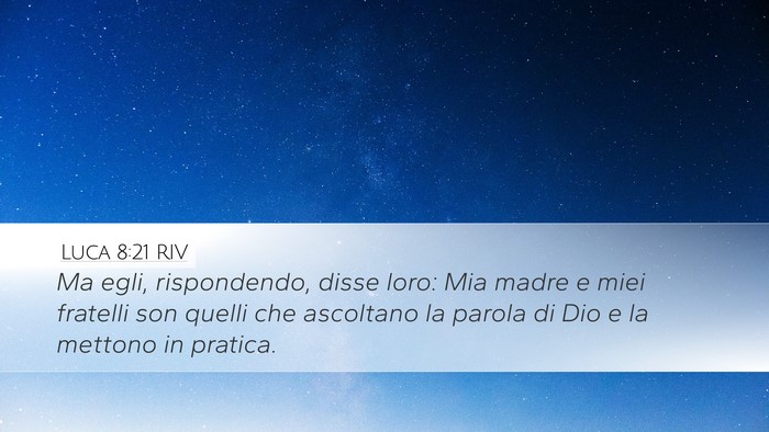 Luca 8:21 RIV Bible Verse Image
