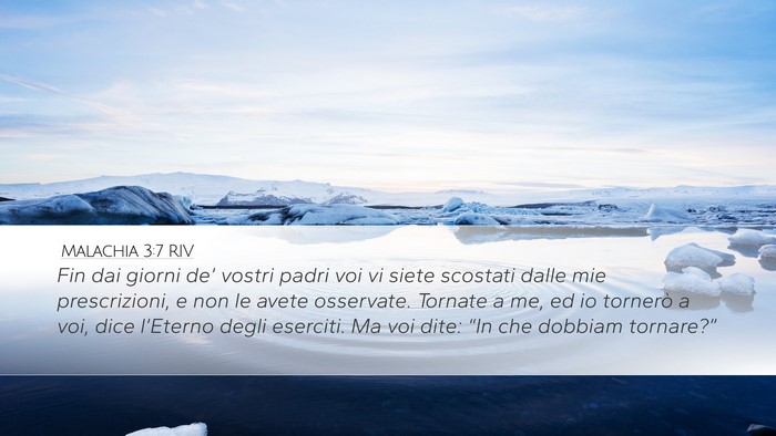 Malachia 3:7 RIV Bible Verse Image