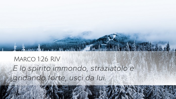 Marco 1:26 RIV Bible Verse Image