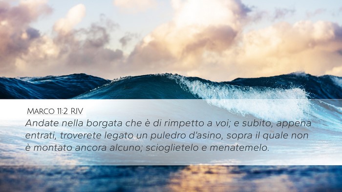 Marco 11:2 RIV Bible Verse Image