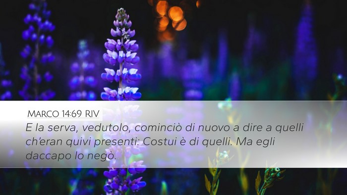 Marco 14:69 RIV Bible Verse Image
