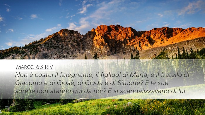 Marco 6:3 RIV Bible Verse Image