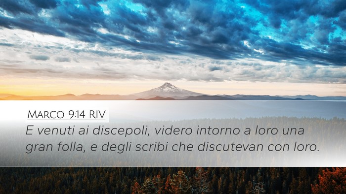 Marco 9:14 RIV Bible Verse Image
