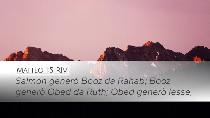 Matteo 1:5 RIV Bible Verse Image