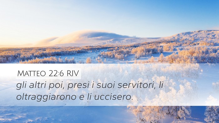 Matteo 22:6 RIV Bible Verse Image