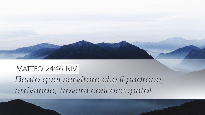 Matteo 24:46 RIV Bible Verse Image