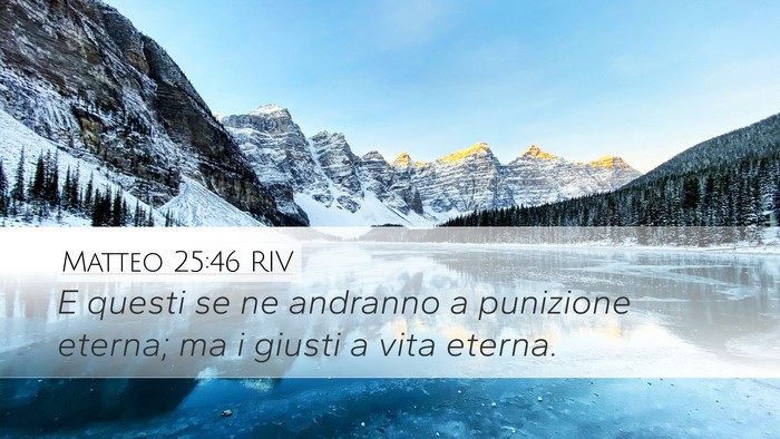 Matteo 25:46 RIV Bible Verse Image