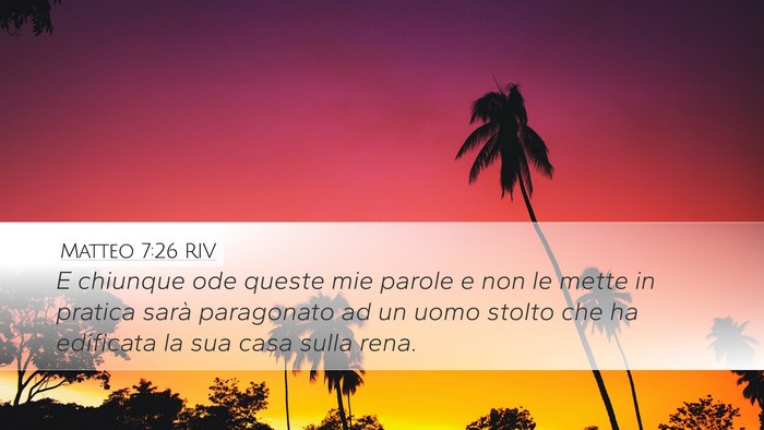Matteo 7:26 RIV Bible Verse Image