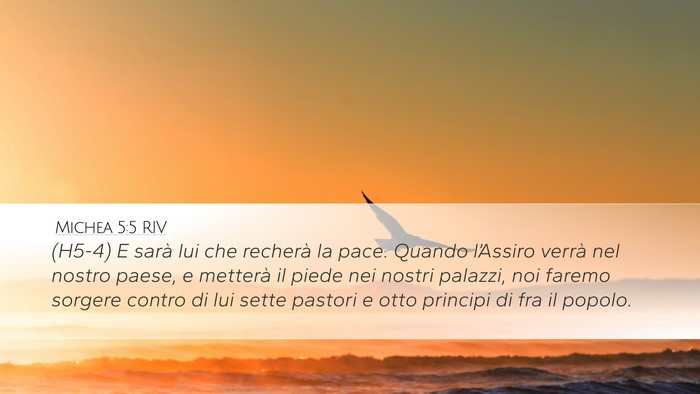Michea 5:5 RIV Bible Verse Image