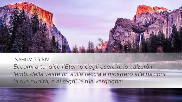 Nahum 3:5 RIV Bible Verse Image