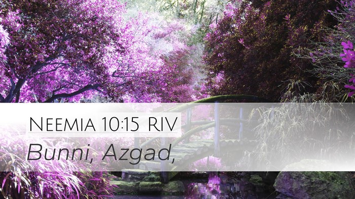 Neemia 10:15 RIV Bible Verse Image