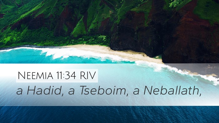 Neemia 11:34 RIV Bible Verse Image