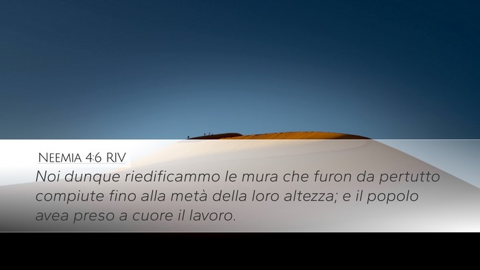 Neemia 4:6 RIV Bible Verse Image