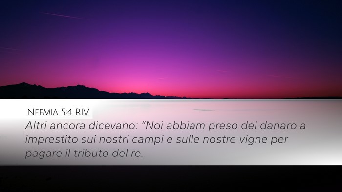 Neemia 5:4 RIV Bible Verse Image