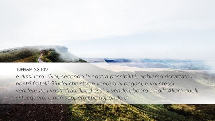 Neemia 5:8 RIV Bible Verse Image
