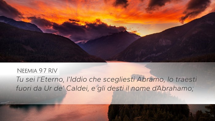 Neemia 9:7 RIV Bible Verse Image