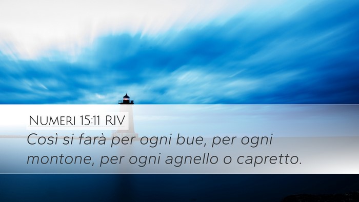 Numeri 15:11 RIV Bible Verse Image