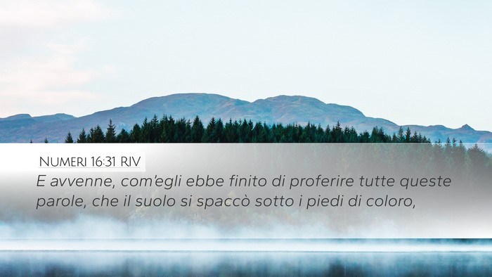Numeri 16:31 RIV Bible Verse Image