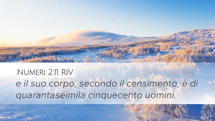 Numeri 2:11 RIV Desktop Wallpaper - e il suo corpo, secondo il censimento, è di - Desktop Bible Verse Wallpaper