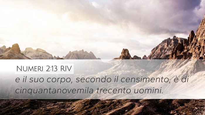 Numeri 2:13 RIV Bible Verse Image
