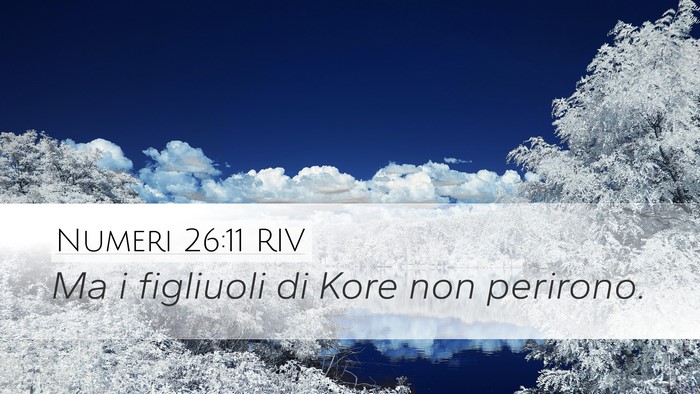 Numeri 26:11 RIV Bible Verse Image