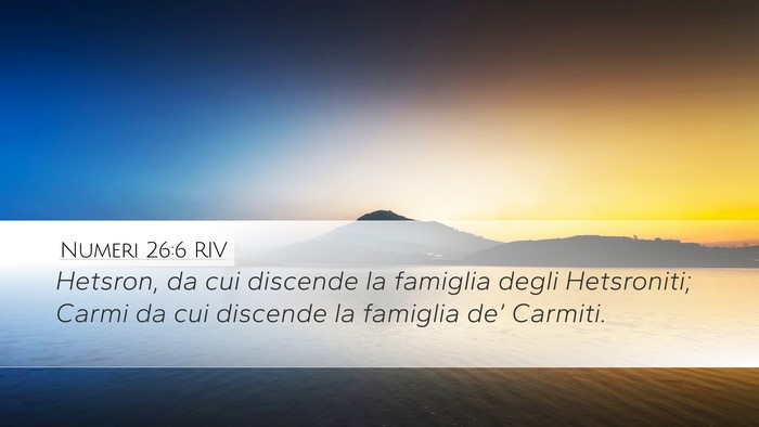 Numeri 26:6 RIV Bible Verse Image