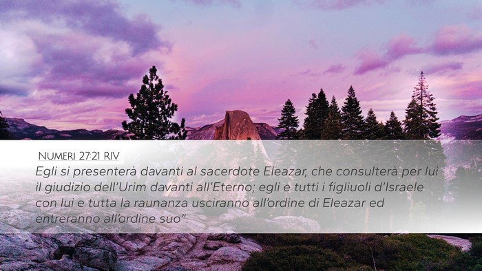 Numeri 27:21 RIV Bible Verse Image