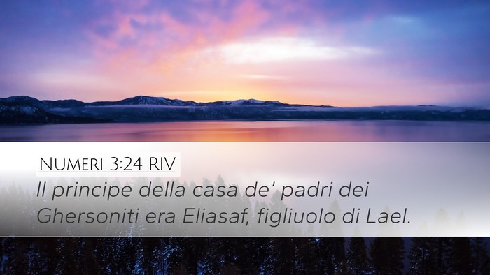 Numeri 3:24 RIV Bible Verse Image