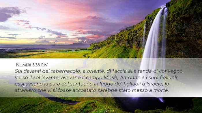 Numeri 3:38 RIV Bible Verse Image