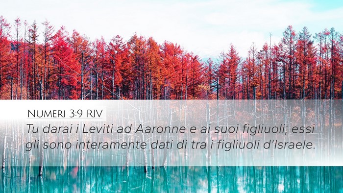 Numeri 3:9 RIV Bible Verse Image